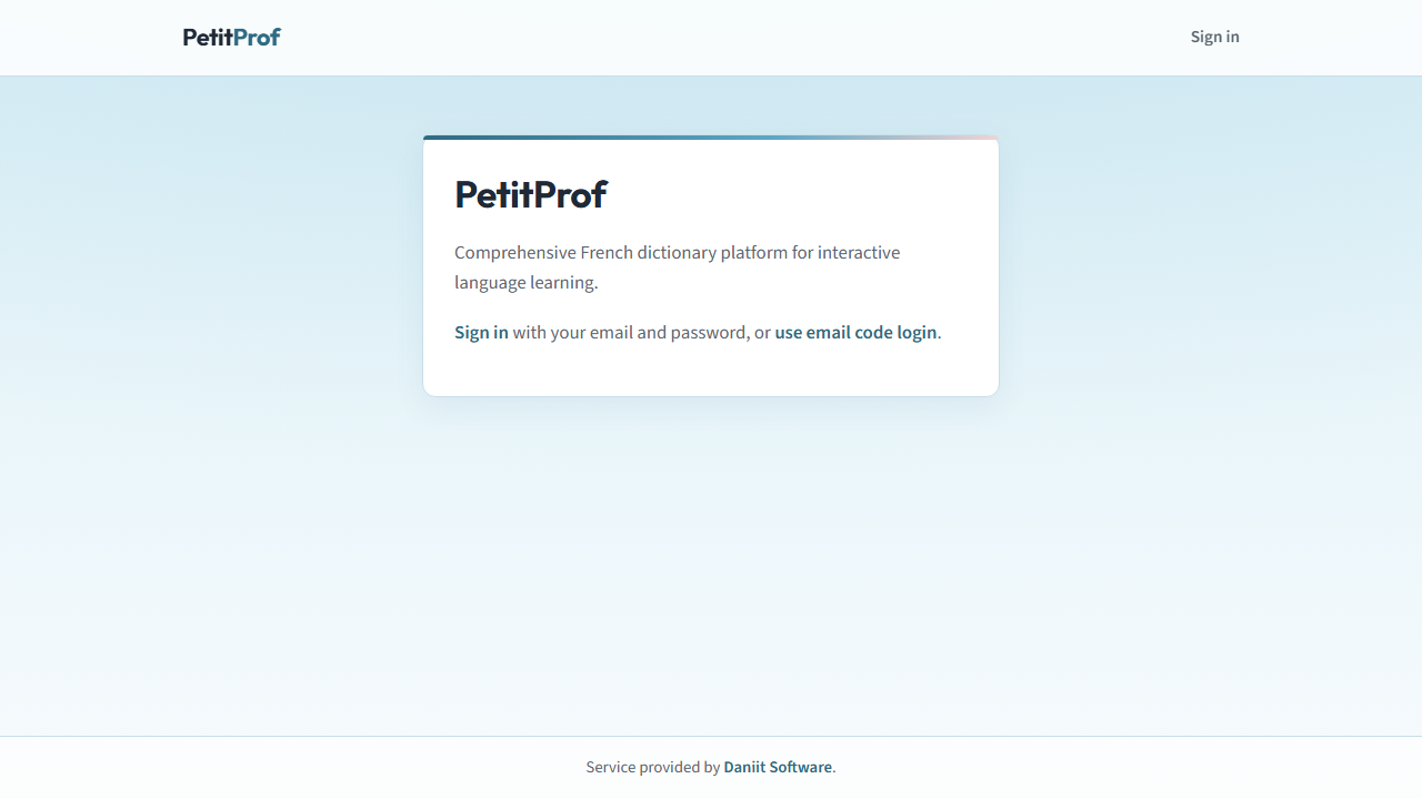 PetitProf